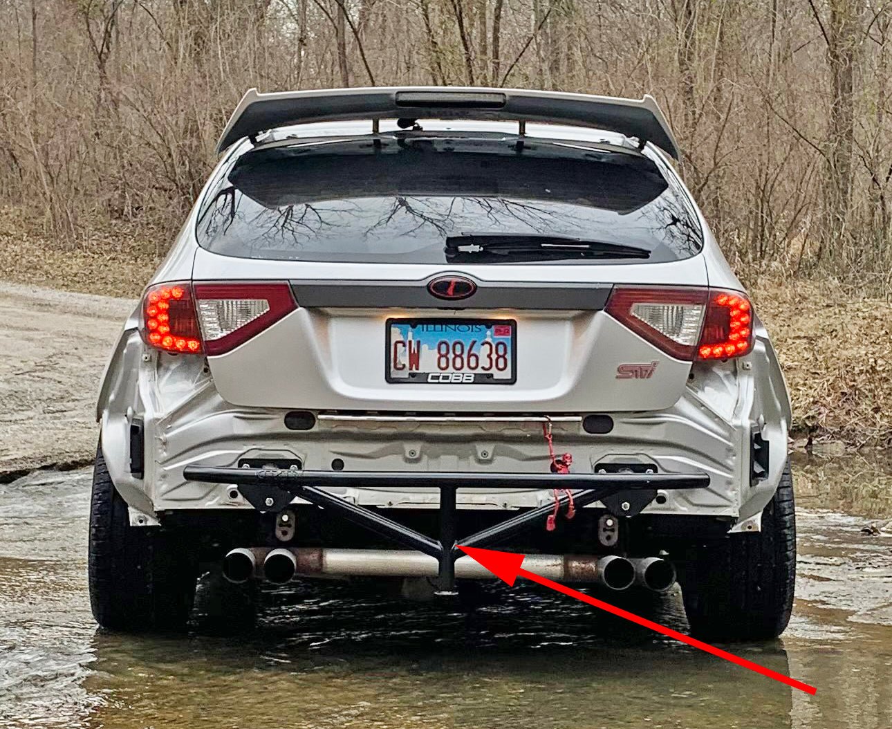 Subaru 2024 rear bumper