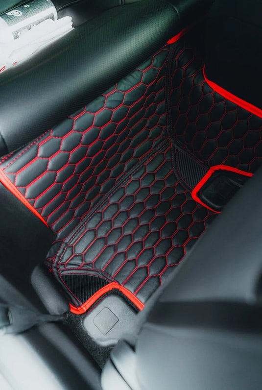 BMW 3 Series F30 (2011 - 2019) Carbon Fiber Floor Mats - FSPE