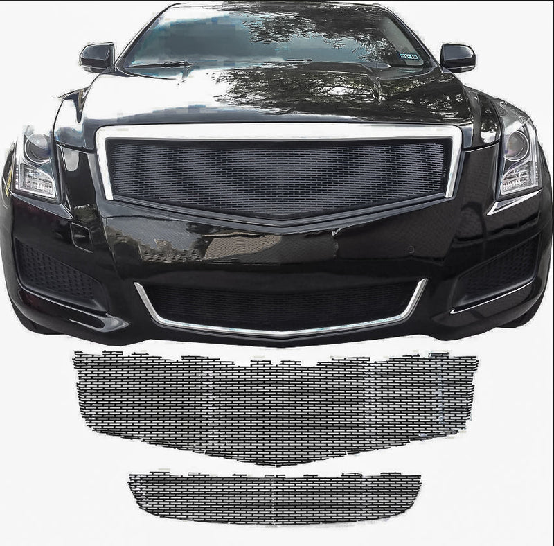 Load image into Gallery viewer, Cadillac ATS (2013 - 2014) Top &amp; Bottom Grille Mesh Set - FSPE
