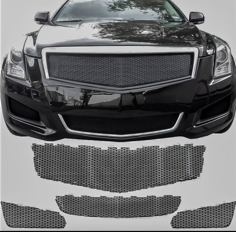 Load image into Gallery viewer, Cadillac ATS (2013 - 2014) Top &amp; Bottom Grille Mesh Set - FSPE
