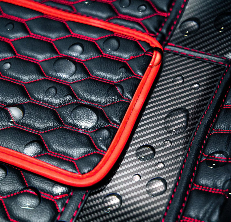 Load image into Gallery viewer, Chevrolet Corvette (2014 - 2019) Carbon Fiber Floor Mats - FSPE
