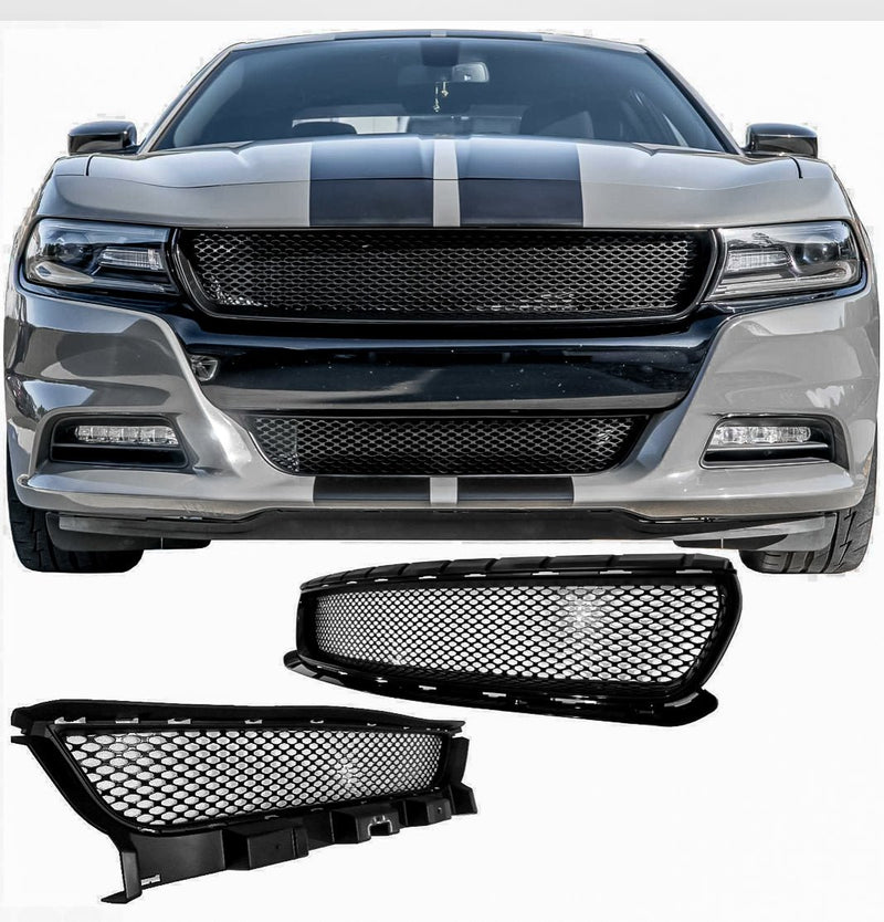 Load image into Gallery viewer, Dodge Charger (2015-2020) Crosshair Delete Full Replacement Grille - FSPE
