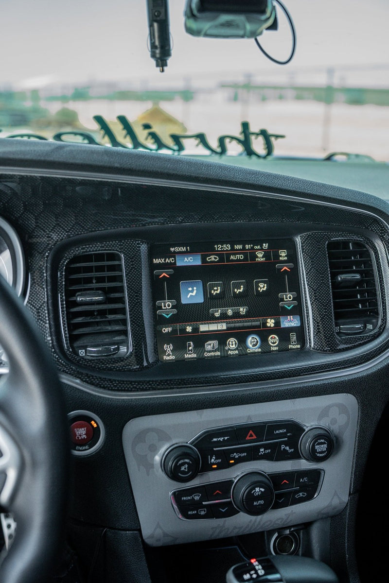 Load image into Gallery viewer, Dodge Charger (2015 - 2023) Carbon Fiber Full Dashboard Trim Kit - FSPE
