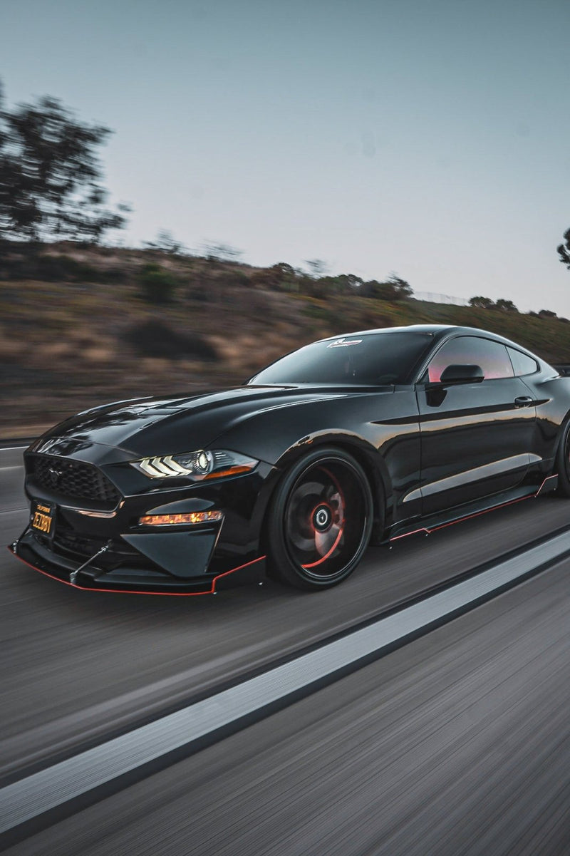 Load image into Gallery viewer, Ford Mustang (2018 - 2023) Ecoboost/GT CHAOS Front Splitter - FSPE
