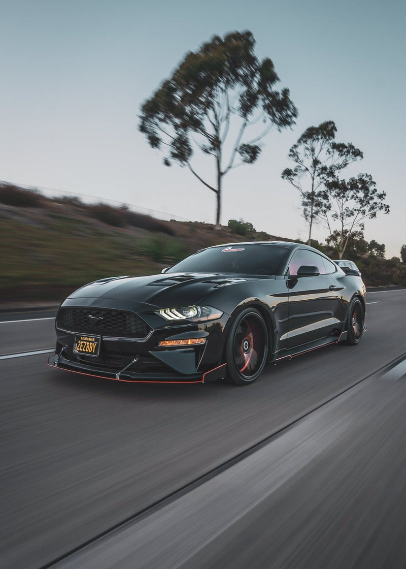 Load image into Gallery viewer, Ford Mustang (2018 - 2023) Ecoboost/GT CHAOS Front Splitter - FSPE
