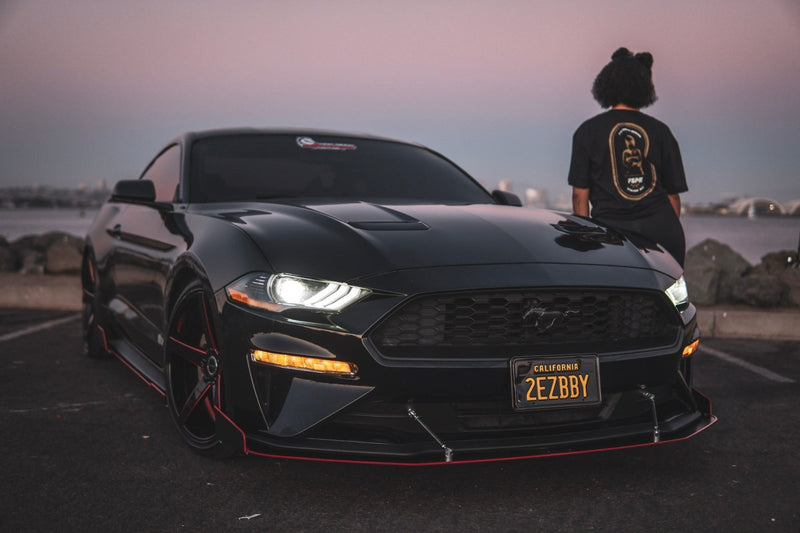 Load image into Gallery viewer, Ford Mustang (2018 - 2023) Ecoboost/GT CHAOS Front Splitter - FSPE
