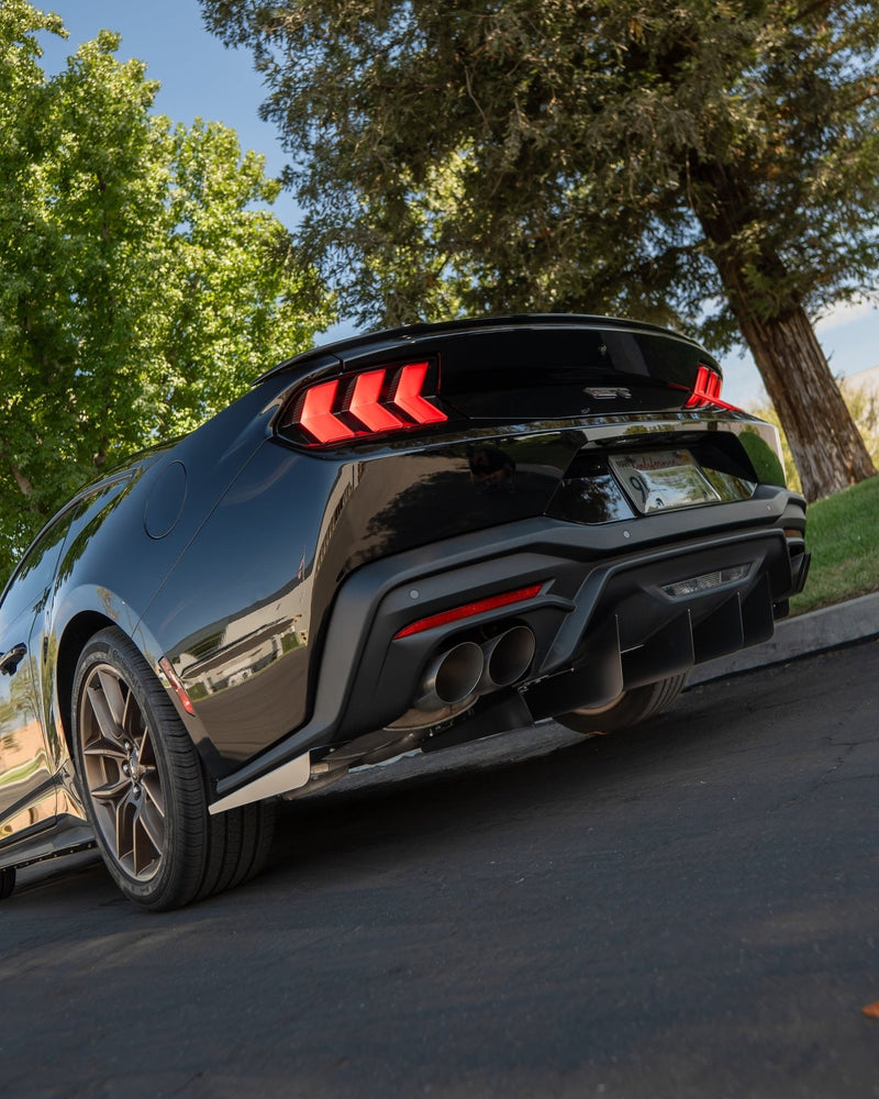 Load image into Gallery viewer, Ford Mustang (2024+) Ecoboost/GT ZEUS Rear Diffuser &amp; Spats - FSPE
