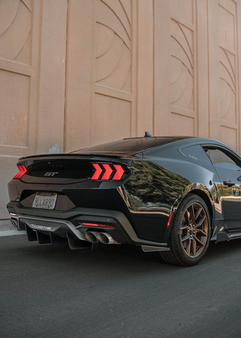 Load image into Gallery viewer, Ford Mustang (2024+) Ecoboost/GT ZEUS Rear Diffuser &amp; Spats - FSPE
