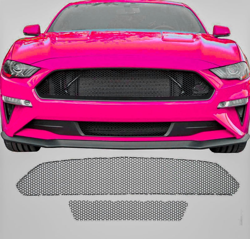 Load image into Gallery viewer, Ford Mustang Ecoboost (2018-2023) Honeycomb Grille Mesh Set - FSPE
