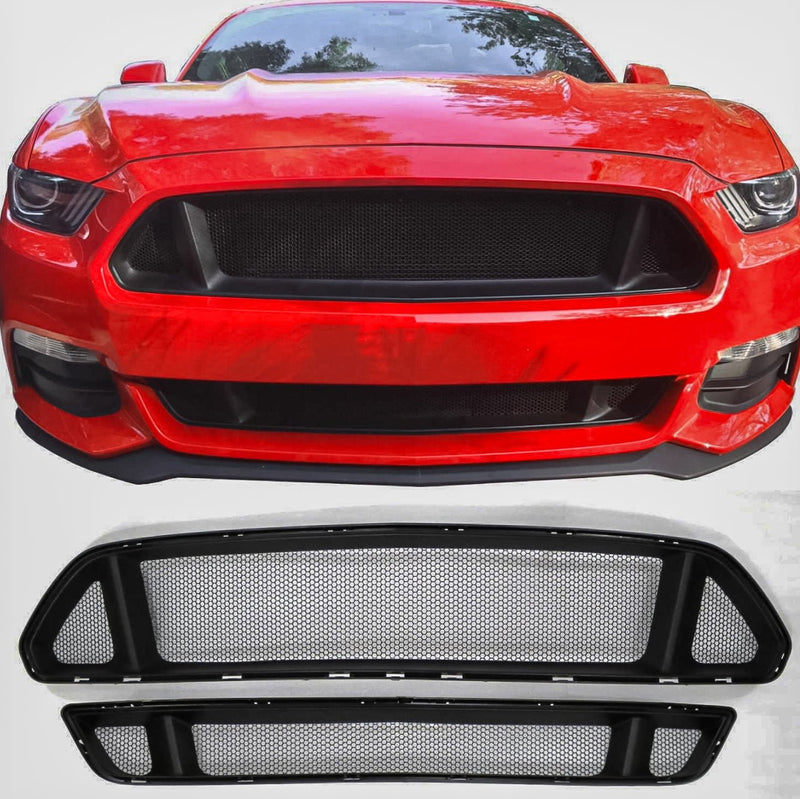 Load image into Gallery viewer, Ford Mustang GT (2015-2017) Honeycomb Grille Mesh Set - FSPE
