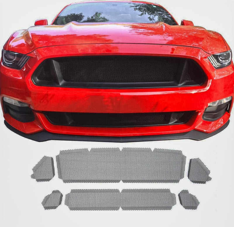 Load image into Gallery viewer, Ford Mustang GT (2015-2017) Honeycomb Grille Mesh Set - FSPE
