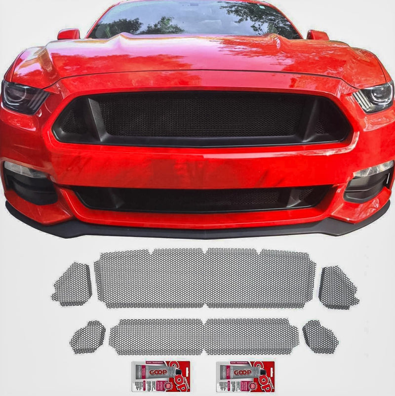 Load image into Gallery viewer, Ford Mustang GT (2015-2017) Honeycomb Grille Mesh Set - FSPE
