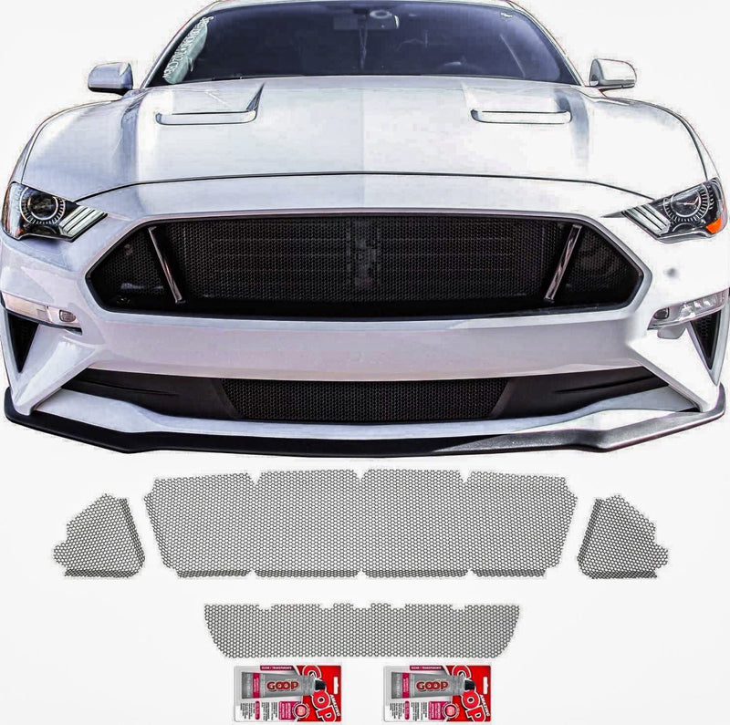 Load image into Gallery viewer, Ford Mustang GT (2018-2023) Honeycomb Grille Mesh Set - FSPE
