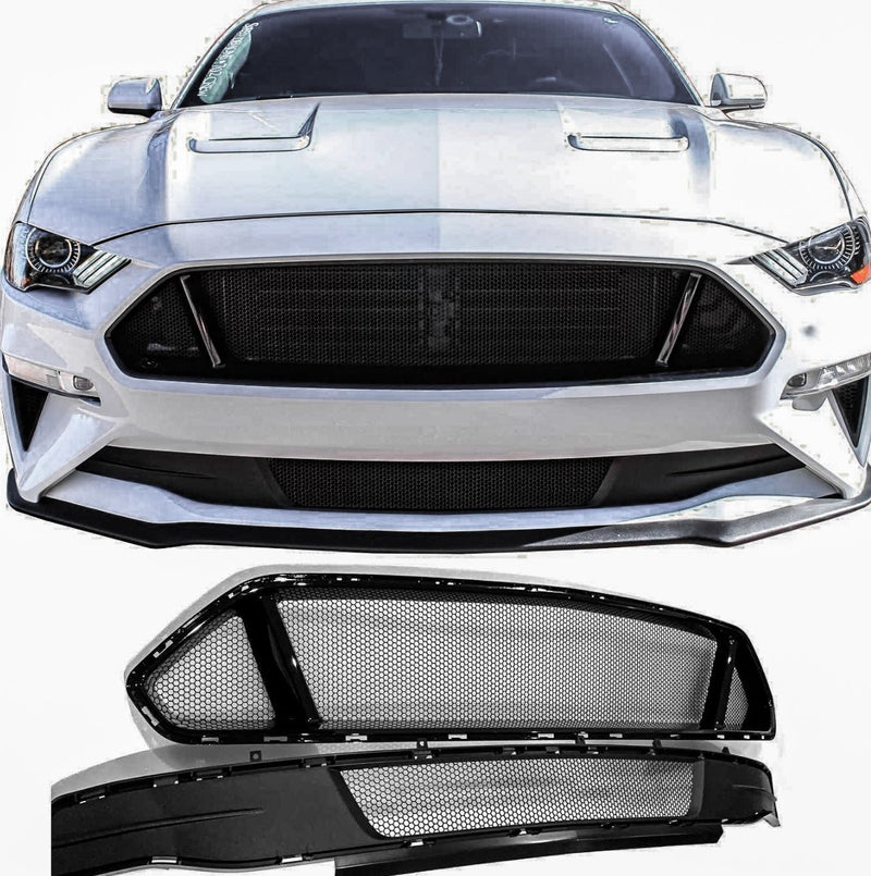 Load image into Gallery viewer, Ford Mustang GT (2018-2023) Honeycomb Grille Mesh Set - FSPE
