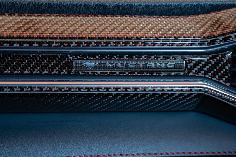 Load image into Gallery viewer, Ford Mustang S650 2024+ Carbon Fiber Dash Vents Trim - FSPE
