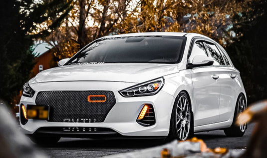 Hyundai Elantra GT (2018 - 2020) Mesh Grille Insert - FSPE