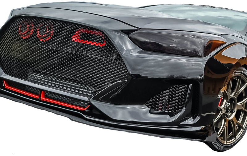 Load image into Gallery viewer, Hyundai Veloster Non &quot;N&quot; Version (2019 - 2021) Lower Grille Mesh Insert - FSPE
