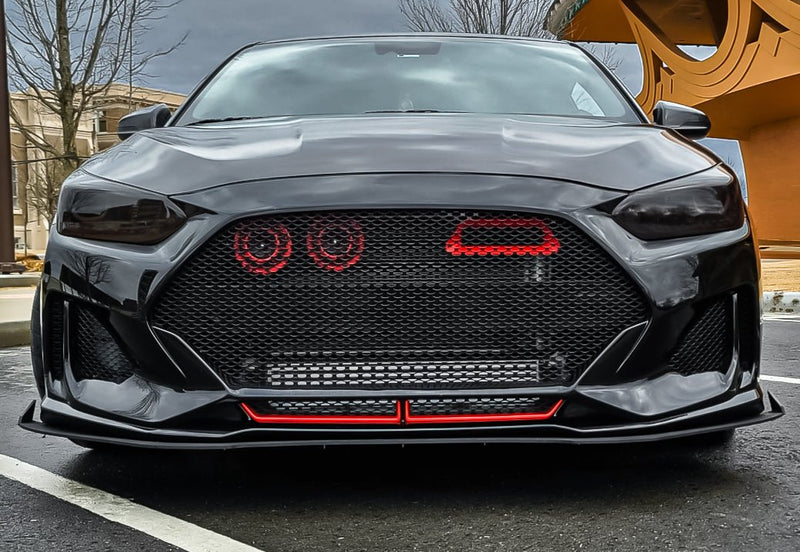 Load image into Gallery viewer, Hyundai Veloster Non &quot;N&quot; Version (2019 - 2021) Lower Grille Mesh Insert - FSPE
