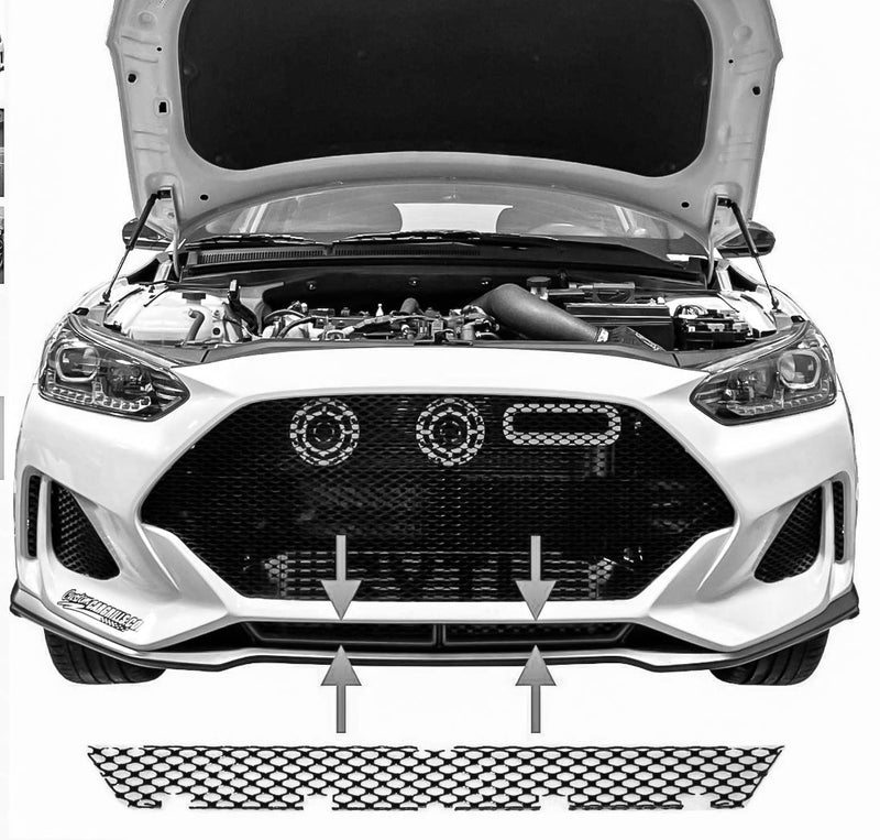 Load image into Gallery viewer, Hyundai Veloster Non &quot;N&quot; Version (2019 - 2021) Lower Grille Mesh Insert - FSPE
