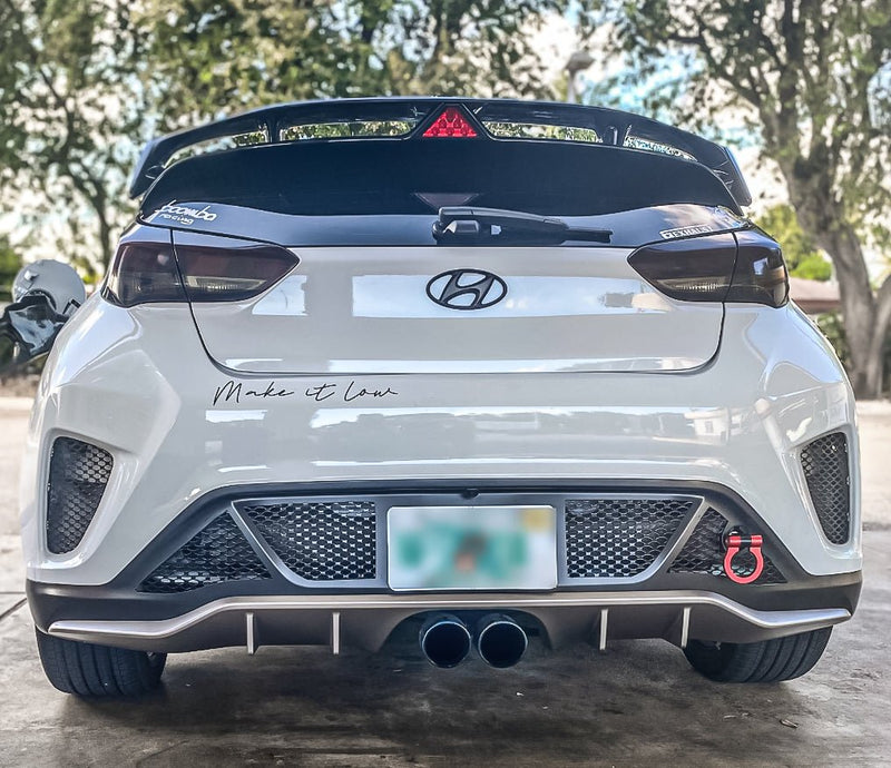 Load image into Gallery viewer, Hyundai Veloster Non &quot;N&quot; Version (2019 - 2021) Rear Bumper Mesh - FSPE
