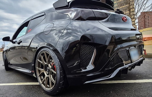 Hyundai Veloster Non "N" Version (2019 - 2021) Rear Bumper Mesh - FSPE