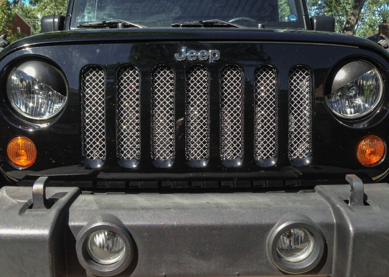 Load image into Gallery viewer, Jeep Wrangler JK (2007 - 2017) Mesh Grill Kit - FSPE
