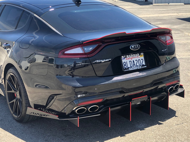 Load image into Gallery viewer, Kia Stinger (2018 - 2024) Spoiler Extension V1 - FSPE
