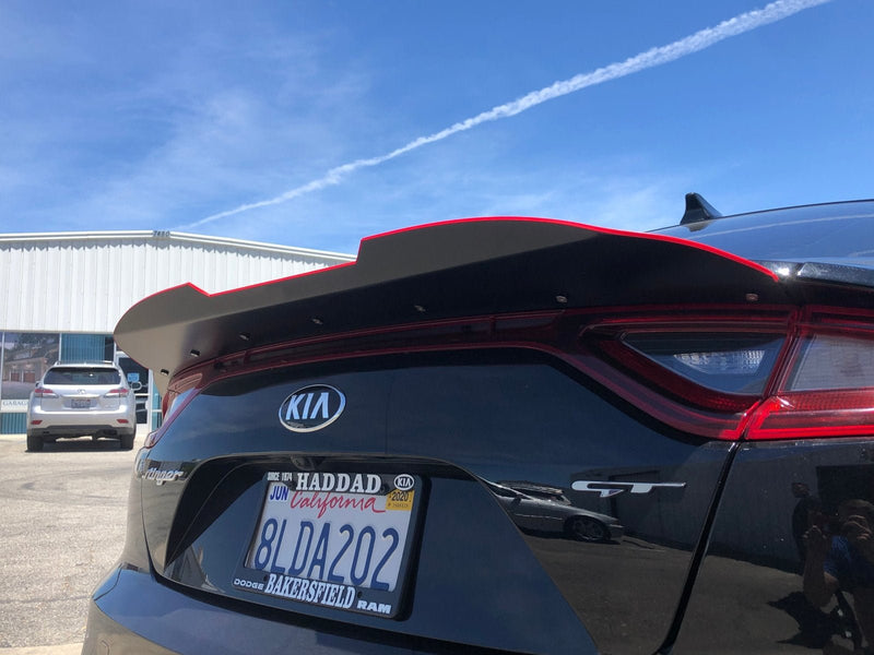 Load image into Gallery viewer, Kia Stinger (2018 - 2024) Spoiler Extension V1 - FSPE
