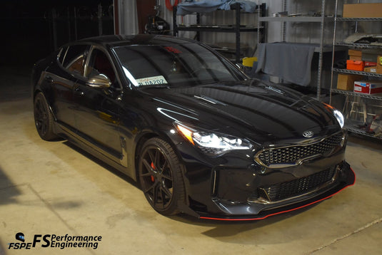 Kia Stinger GT (2018-2021) Front Splitter V1 & Under Tray