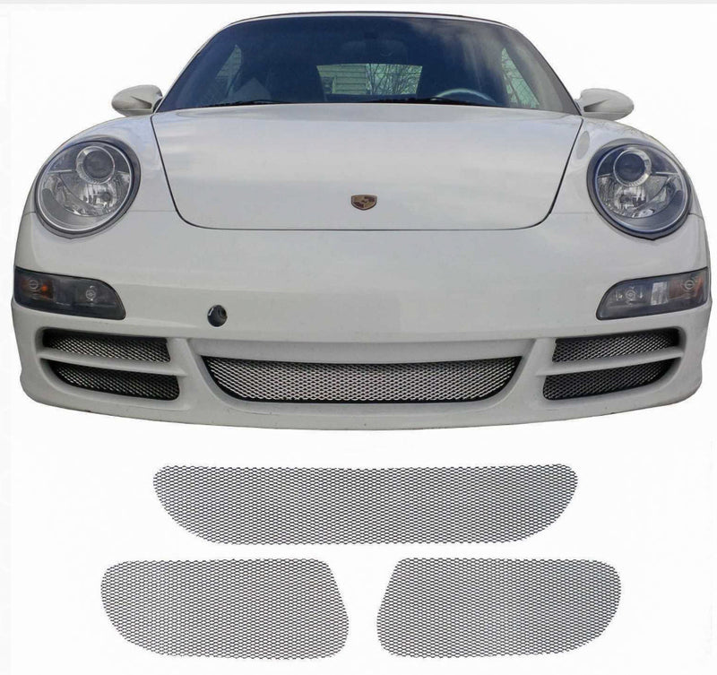 Load image into Gallery viewer, Porsche Carrera (2005 - 2008) Mesh Grille Inserts - FSPE
