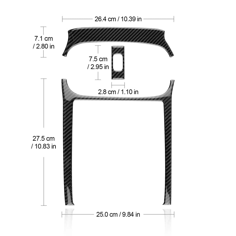 Load image into Gallery viewer, Chevrolet Corvette C6 (2005-2007) Carbon Fiber Air Vent Frame Panel Trim - FSPE
