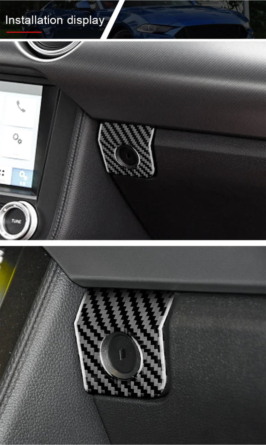 Ford Mustang (2015-2023) Carbon Fiber Storage Box Kit Trim - FSPE