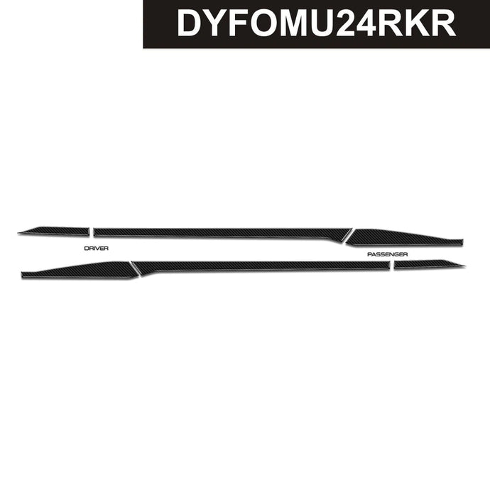 Ford Mustang S650 2024+ Carbon Fiber Rocker Panels Kit - FSPE