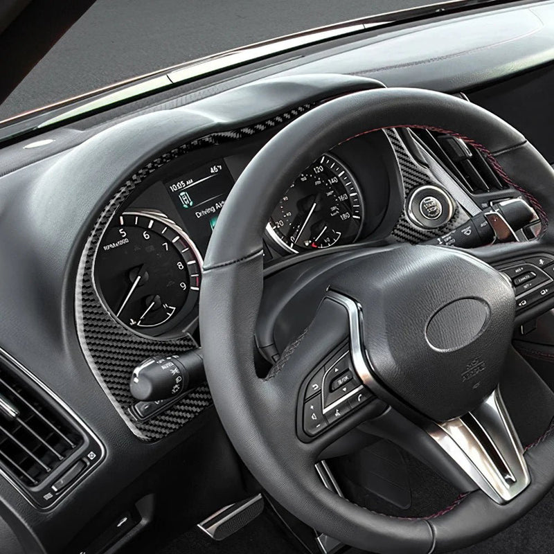 Load image into Gallery viewer, Infiniti Q50/Q60 (2013-2023) Carbon Fiber Speedometer Trim - FSPE
