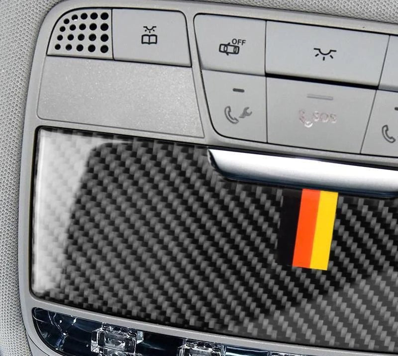 Load image into Gallery viewer, Mercedes Benz C Class &quot;W205 C180 C200 C300 GLC&quot; Carbon Fiber Light Panel Cover - FSPE
