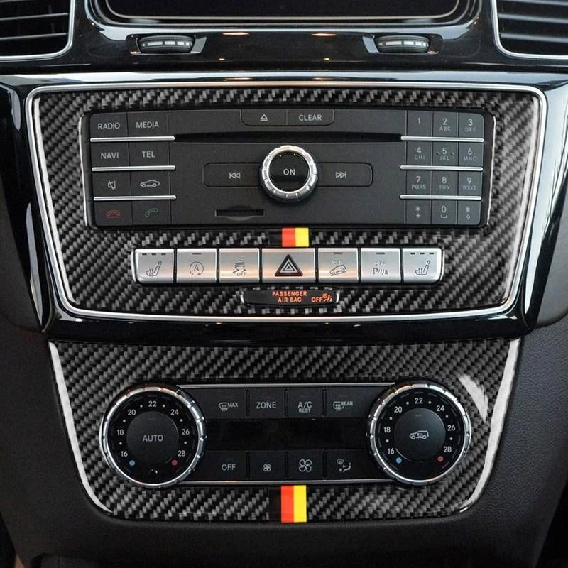 Load image into Gallery viewer, Mercedes Benz GLE (2015-2018) Carbon Fiber Center Console Panel Trim - FSPE
